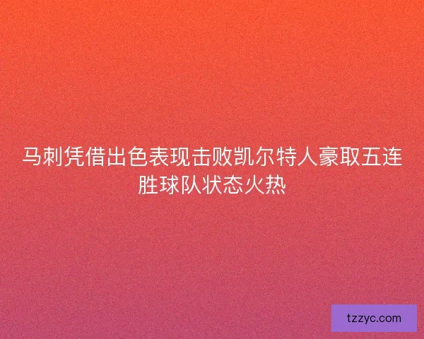 马刺凭借出色表现击败凯尔特人豪取五连胜球队状态火热 马刺凭借出色表现击败凯尔特人豪取五连胜球队状态火热